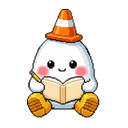 本を読むとろんのキャラクター